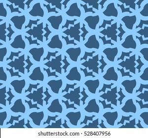 Color design geometric pattern. Seamless vector illustration blue color.