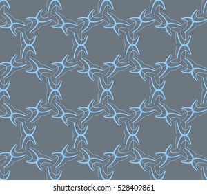 Color design geometric pattern. Seamless vector illustration blue color.