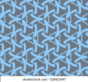 Color design geometric pattern. Seamless vector illustration blue color.