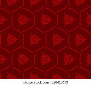 Color design geometric pattern. Seamless vector illustration red color.