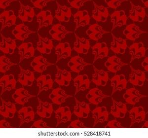 Color design geometric pattern. Seamless vector illustration red color.