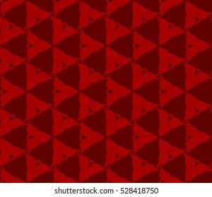 Color design geometric pattern. Seamless vector illustration red color.