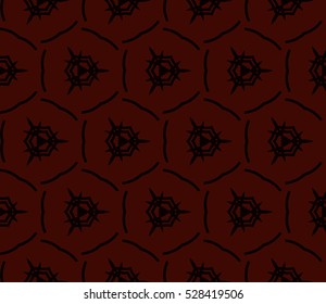 Color design geometric pattern. Seamless vector illustration red color.