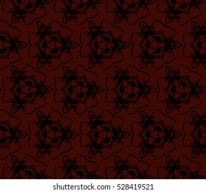 Color design geometric pattern. Seamless vector illustration red color.