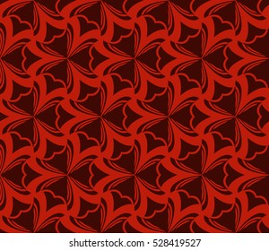 Color design geometric pattern. Seamless vector illustration red color.