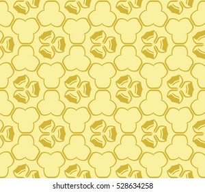 Color design geometric pattern. Seamless vector illustration yellow color.