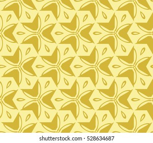 Color design geometric pattern. Seamless vector illustration yellow color.