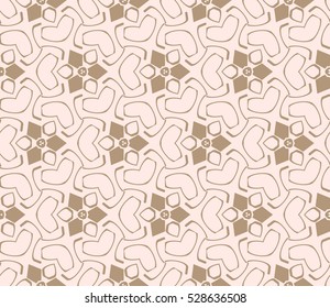 Color design geometric pattern. Seamless vector illustration beige color.