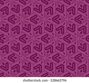 Color design geometric pattern. Seamless vector illustration purple color.
