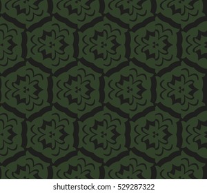 Color design geometric pattern. Seamless vector illustration green color.