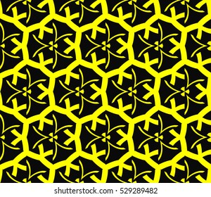 Color design geometric pattern. Seamless vector illustration yellow color.