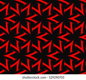Color design geometric pattern. Seamless vector illustration red color.