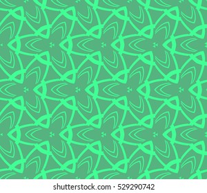 Color design geometric pattern. Seamless vector illustration green color.