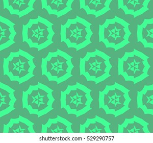 Color design geometric pattern. Seamless vector illustration green color.