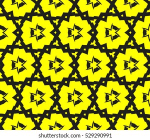 Color design geometric pattern. Seamless vector illustration yellow color.