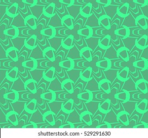 Color design geometric pattern. Seamless vector illustration green color.