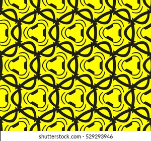 Color design geometric pattern. Seamless vector illustration yellow color.
