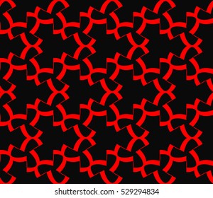 Color design geometric pattern. Seamless vector illustration red color.