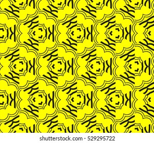 Color design geometric pattern. Seamless vector illustration yellow color.