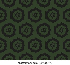 Color design geometric pattern. Seamless vector illustration green color.