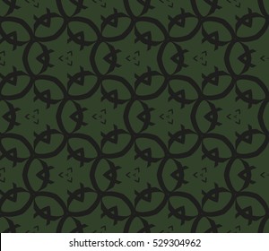 Color design geometric pattern. Seamless vector illustration green color.