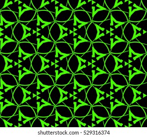 Color design geometric pattern. Seamless vector illustration green color.