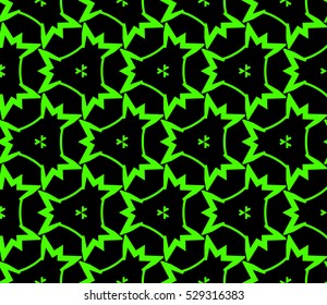 Color design geometric pattern. Seamless vector illustration green color.