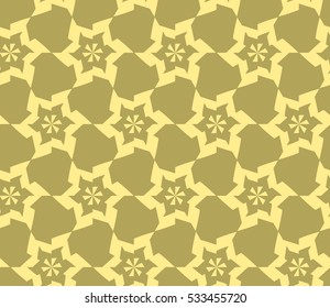 Color design geometric pattern. Seamless vector illustration yellow color.