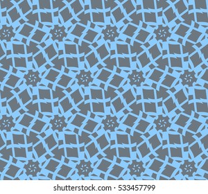 Color design geometric pattern. Seamless vector illustration blue color.
