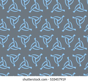 Color design geometric pattern. Seamless vector illustration blue color.