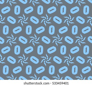 Color design geometric pattern. Seamless vector illustration blue color.