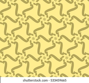 Color design geometric pattern. Seamless vector illustration yellow color.