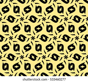 Color design geometric pattern. Seamless vector illustration yellow color.
