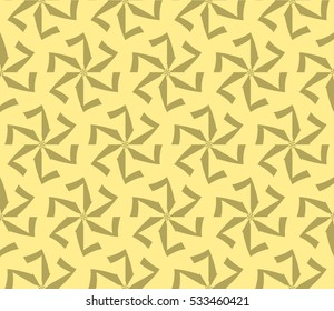 Color design geometric pattern. Seamless vector illustration yellow color.