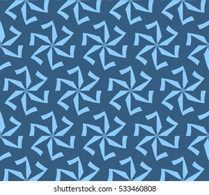 Color design geometric pattern. Seamless vector illustration blue color.