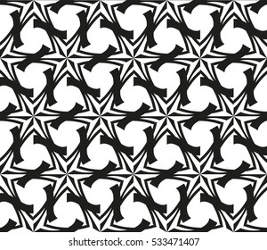 Color design geometric pattern. Seamless vector illustration black and white color.