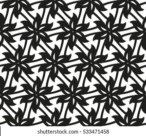 Color design geometric pattern. Seamless vector illustration black and white color.
