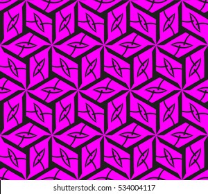 Color design geometric pattern. Seamless vector illustration purple color.