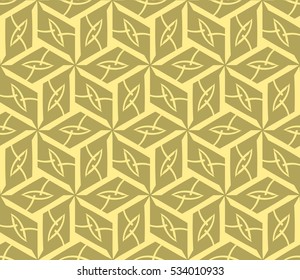 Color design geometric pattern. Seamless vector illustration yellow color.