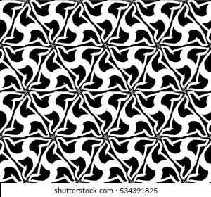 Color design geometric pattern. Seamless vector illustration black and white color.