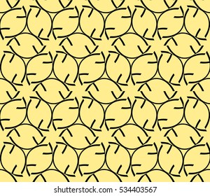 Color design geometric pattern. Seamless vector illustration yellow color.