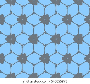 Color design geometric pattern. Seamless vector illustration blue color.