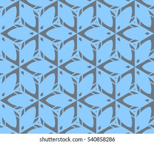 Color design geometric pattern. Seamless vector illustration blue color.