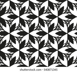 Color design geometric pattern. Seamless vector illustration black and white color.