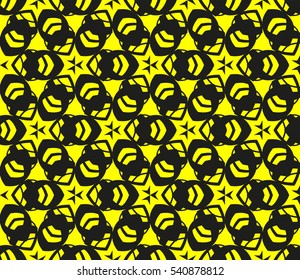 Color design geometric pattern. Seamless vector illustration yellow color.