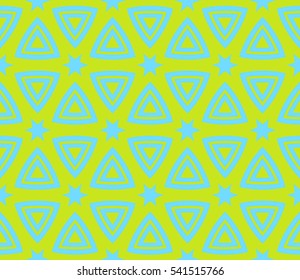 Color design geometric pattern. Seamless vector illustration blue color.