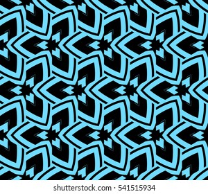 Color design geometric pattern. Seamless vector illustration blue color.