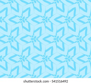 Color design geometric pattern. Seamless vector illustration blue color.
