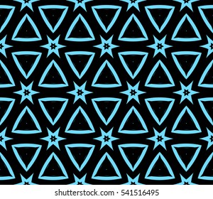 Color design geometric pattern. Seamless vector illustration blue color.