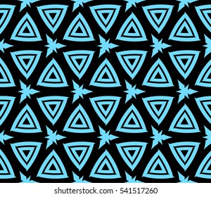 Color design geometric pattern. Seamless vector illustration blue color.